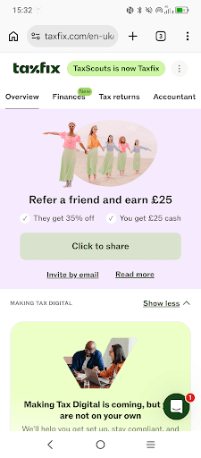 Taxfix UK (TaxScouts) — Customer photo