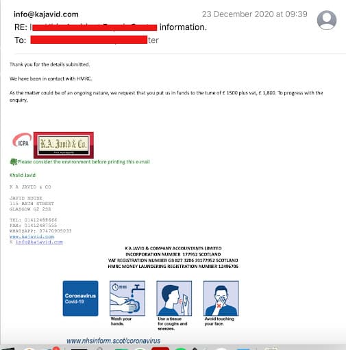 K A Javid & Co Accountants — Customer photo